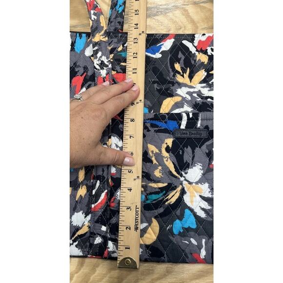 Vera Bradley X- Large Zip TOTE SPLASH FLORAL Shoulder Bag Trolly Slip Carry On - Picture 12 of 16